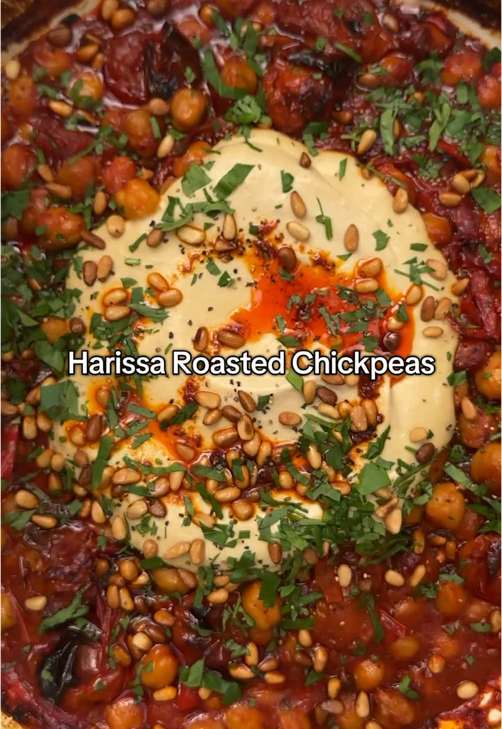Harissa Roasted Chickpeas