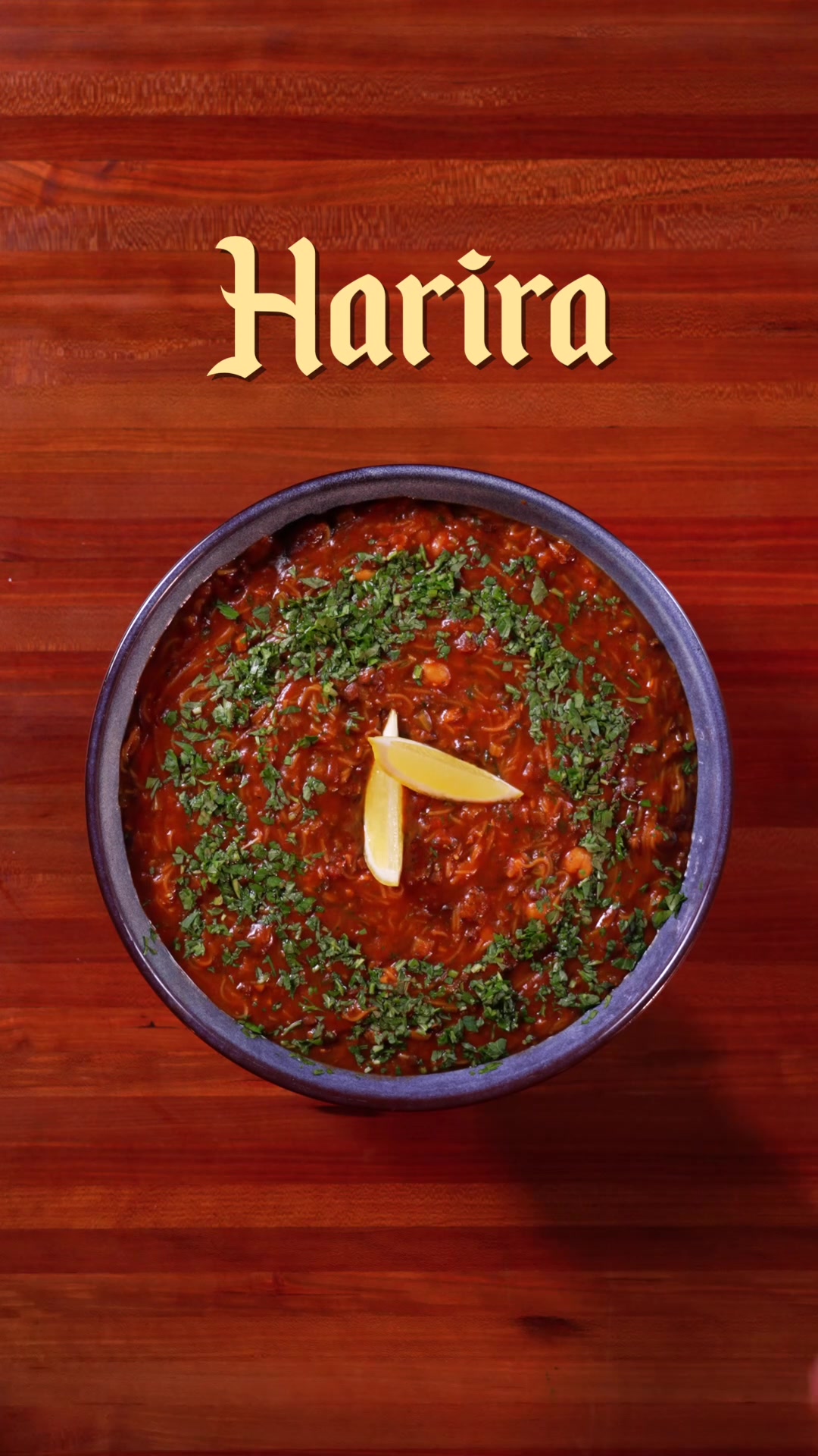 Harira Soup with Lamb