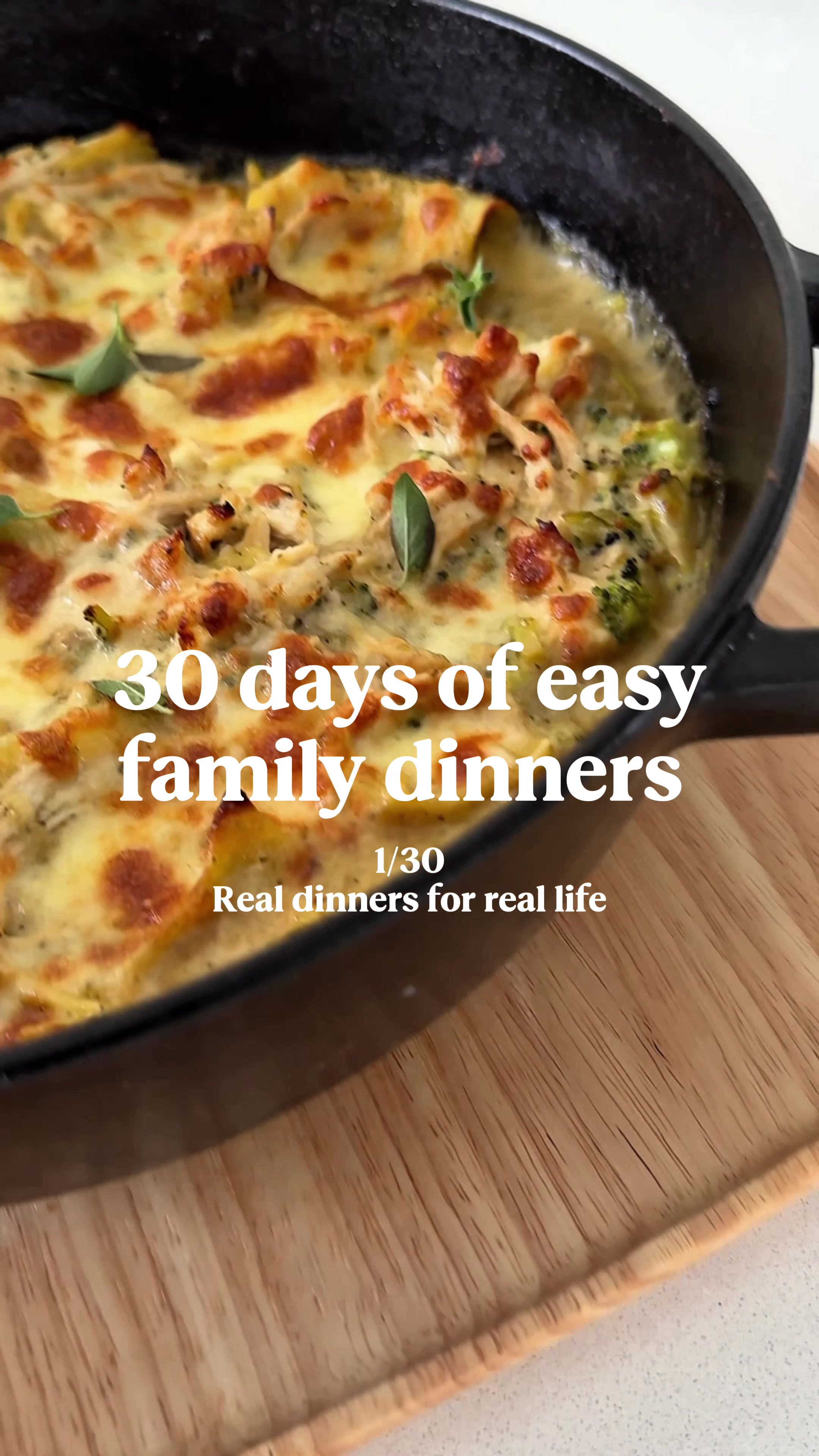 One-Pan Chicken Broccoli Lasagne