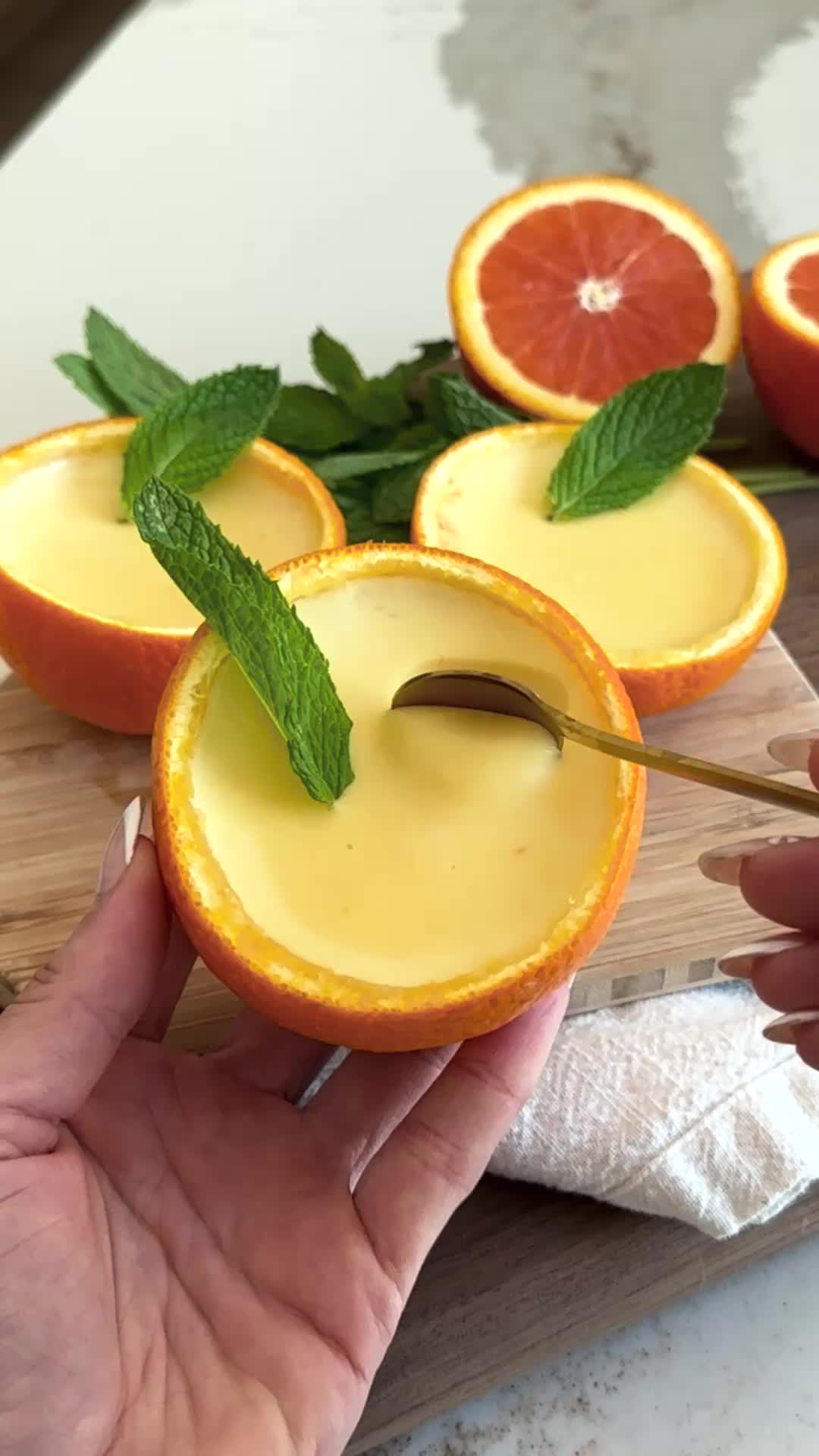 Orange Posset